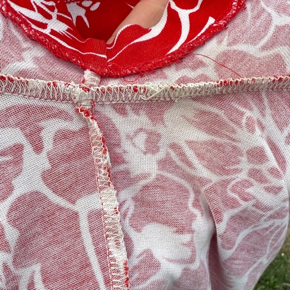 Diane Von Furstenberg Zoe in Dahlia small Poppy Floral Mini Red Dress 0 - Picture 12 of 13